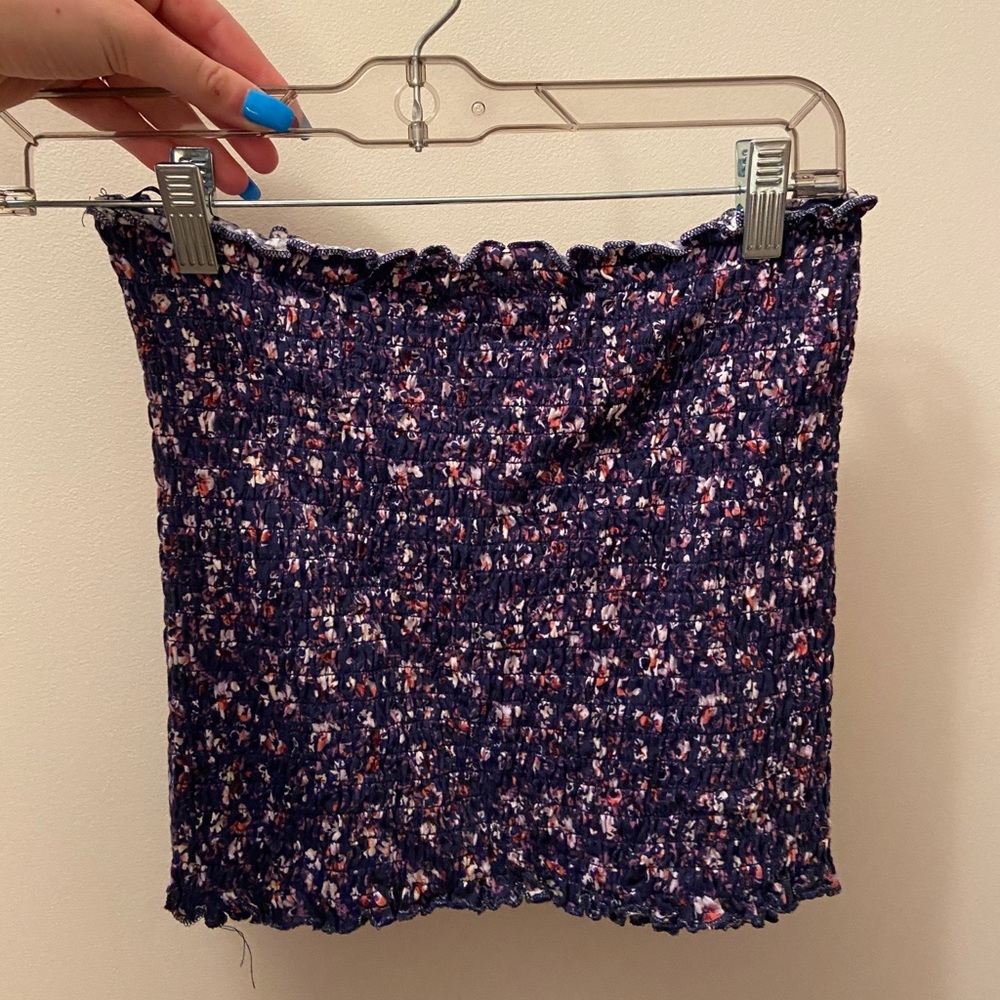 WORN ONCE floral tube top